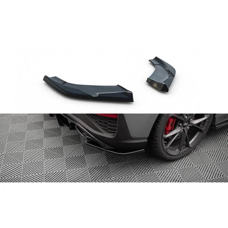 Maxton - Lames De Pare-Chocs Arrière Latérales V.5 Hyundai I30 N Hatchback Mk3 Facelift