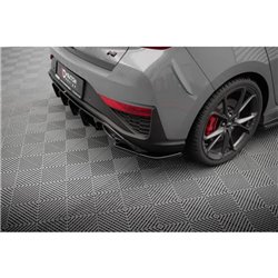 Maxton - Lames De Pare-Chocs Arrière Latérales V.5 Hyundai I30 N Hatchback Mk3 Facelift 