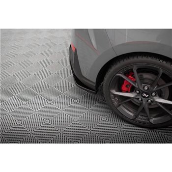 Maxton - Lames De Pare-Chocs Arrière Latérales V.5 Hyundai I30 N Hatchback Mk3 Facelift 