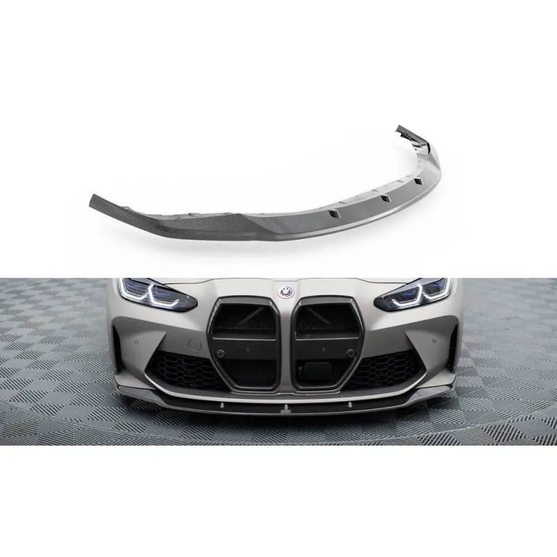 Maxton - Fibre de Carbone Lame Du Pare-Chocs Avant V.3 BMW M4 G82 / M3 G80