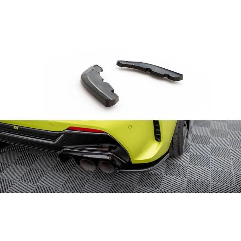 Maxton - Lames De Pare-Chocs Arrière Latérales V.10 (Pour jupe arrière v.2) BMW 1 M-Pack / M135i / 128ti F40
