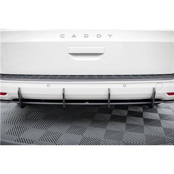 Maxton - Street Pro Central Diffuseur Arriere Volkswagen Caddy Maxi Mk5 Noir