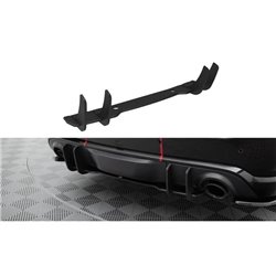 Maxton - Street Pro Central Diffuseur Arriere Dodge Durango SRT Mk3 Noir-Rouge