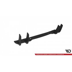 Maxton - Street Pro Central Diffuseur Arriere Dodge Durango SRT Mk3 Noir-Rouge