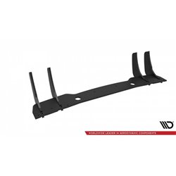 Maxton - Street Pro Central Diffuseur Arriere Dodge Durango SRT Mk3 Noir-Rouge