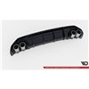 Maxton - Rajout Du Pare-Chocs Arriere + Faux Pot D'échappement Audi A3 S-Line Sedan 8Y Noir Brillant \ Noir