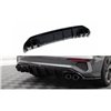 Maxton - Rajout Du Pare-Chocs Arriere + Faux Pot D'échappement Audi A3 S-Line Sedan 8Y Noir Brillant \ Chrome