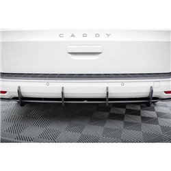 Maxton - Street Pro Central Diffuseur Arriere Volkswagen Caddy Maxi Mk5 Rouge