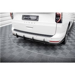 Maxton - Street Pro Central Diffuseur Arriere Volkswagen Caddy Maxi Mk5 Rouge