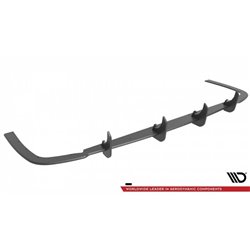 Maxton - Street Pro Central Diffuseur Arriere Volkswagen Caddy Maxi Mk5 Rouge