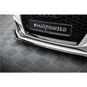 Maxton - Lame Du Pare-Chocs Avant V.4 Audi RS3 Sedan 8V Facelift 
