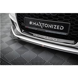 Maxton - Lame Du Pare-Chocs Avant V.5 Audi RS3 Sedan 8V Facelift 