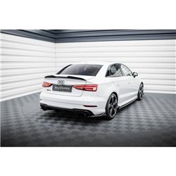 Maxton - Lames De Pare-Chocs Arrière Latérales V.3 Audi RS3 Sedan 8V Facelift 