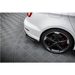 Maxton - Lames De Pare-Chocs Arrière Latérales V.3 Audi RS3 Sedan 8V Facelift 