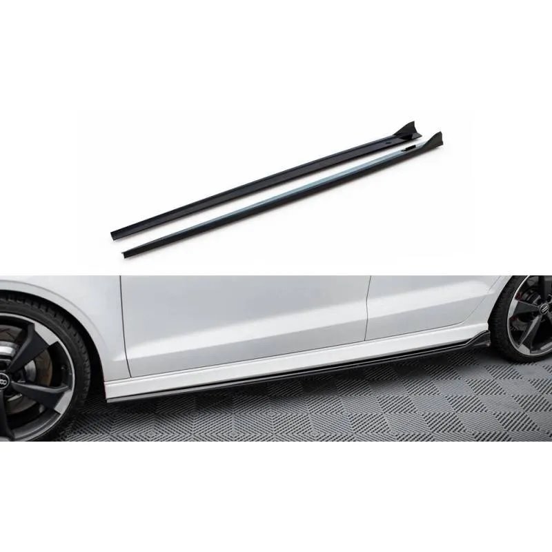 Maxton - Rajouts Des Bas De Caisse V.3 Audi RS3 Sedan 8V Facelift