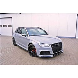 Maxton - Lame Pare-Chocs Avant V.1 Audi RS3 8V Sportback Texturé Mat