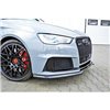 Maxton - Lame Pare-Chocs Avant V.1 Audi RS3 8V Sportback Texturé Mat
