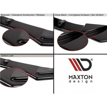 Maxton - Lame Pare-Chocs Avant V.1 Audi RS3 8V Sportback Texturé Mat