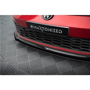 Maxton - Lame Du Pare-Chocs Avant V.6 Volkswagen Golf GTI / GTE / GTD / R-Line Mk8 