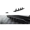 Maxton - Street Pro Central Diffuseur Arriere Jaguar XE X760 Facelift Noir-Rouge
