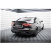 Maxton - Street Pro Central Diffuseur Arriere Jaguar XE X760 Facelift Noir-Rouge