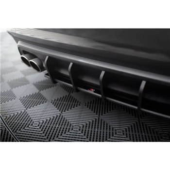 Maxton - Street Pro Central Diffuseur Arriere Jaguar XE X760 Facelift Noir