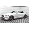 Maxton - Rajouts Des Bas De Caisse V.2 Ford Mustang Mk6 Facelift Rouge