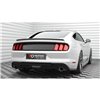 Maxton - Lames De Pare-Chocs Arrière Latérales V.2 Ford Mustang GT Mk6 Facelift Noir Brillant