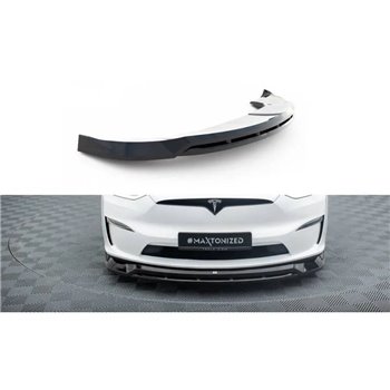 Maxton - Lame Du Pare-Chocs Avant V.1 Tesla Model X Mk1 Facelift