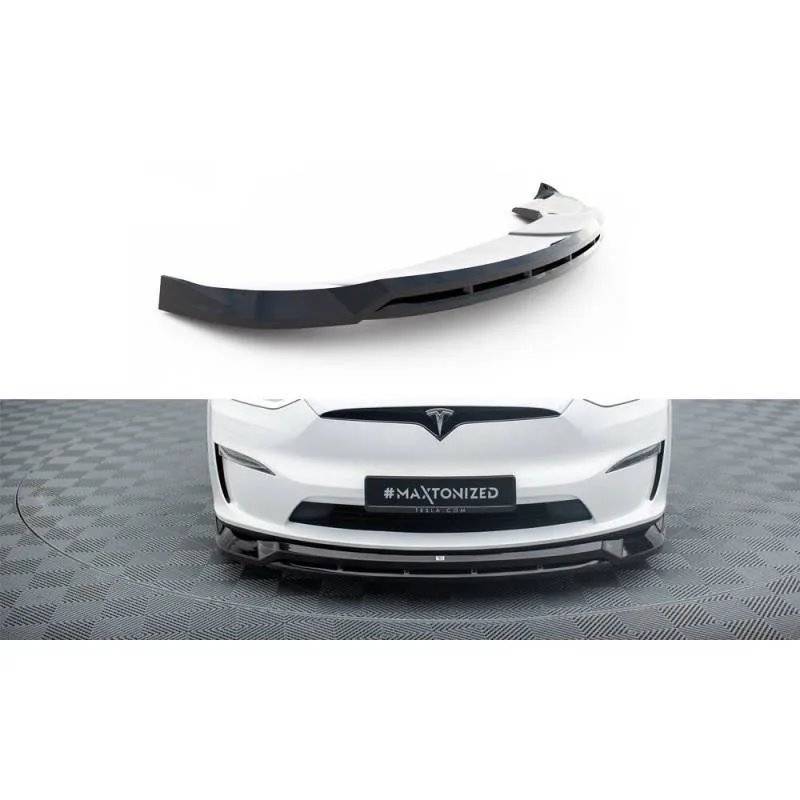 Maxton - Lame Du Pare-Chocs Avant V.1 Tesla Model X Mk1 Facelift