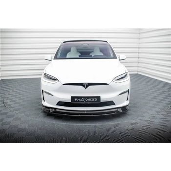 Maxton - Lame Du Pare-Chocs Avant V.1 Tesla Model X Mk1 Facelift 