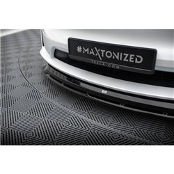 Maxton - Lame Du Pare-Chocs Avant V.1 Tesla Model X Mk1 Facelift 