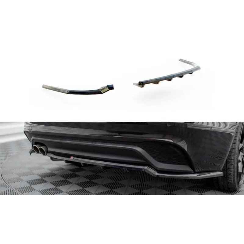 Maxton - Arriere Splitter (avec une barre verticale) Jaguar XE X760 Facelift