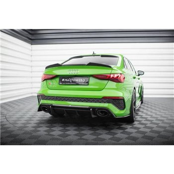 Maxton - Fibre de Carbone Lames De Pare-Chocs Arrière Latérales V.2 Audi RS3 Sedan 8Y 