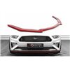 Maxton - Lame Du Pare-Chocs Avant V.2 Ford Mustang Mk6 Facelift Noir Brillant