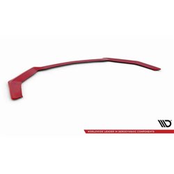 Maxton - Lame Du Pare-Chocs Avant V.2 Ford Mustang Mk6 Facelift Noir Brillant