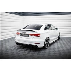 Maxton - Lames De Pare-Chocs Arrière Latérales V.2 Audi RS3 Sedan 8V Facelift 