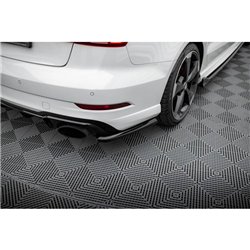 Maxton - Lames De Pare-Chocs Arrière Latérales V.2 Audi RS3 Sedan 8V Facelift 