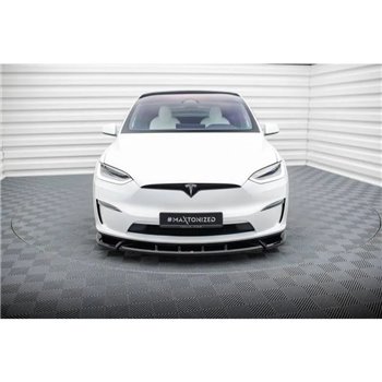 Maxton - Lame Du Pare-Chocs Avant V.2 Tesla Model X Mk1 Facelift 