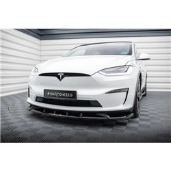 Maxton - Lame Du Pare-Chocs Avant V.2 Tesla Model X Mk1 Facelift 