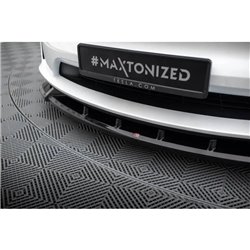 Maxton - Lame Du Pare-Chocs Avant V.2 Tesla Model X Mk1 Facelift 