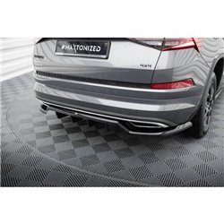 Maxton - Arriere Lame (avec une barre verticale) Skoda Kodiaq Sportline Mk1 / Mk1 Facelift 