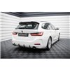Maxton - Street Pro Central Diffuseur Arriere BMW 3 Sedan / Touring G20 / G21 Facelift Rouge