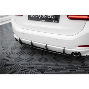 Maxton - Street Pro Central Diffuseur Arriere BMW 3 Sedan / Touring G20 / G21 Facelift Rouge
