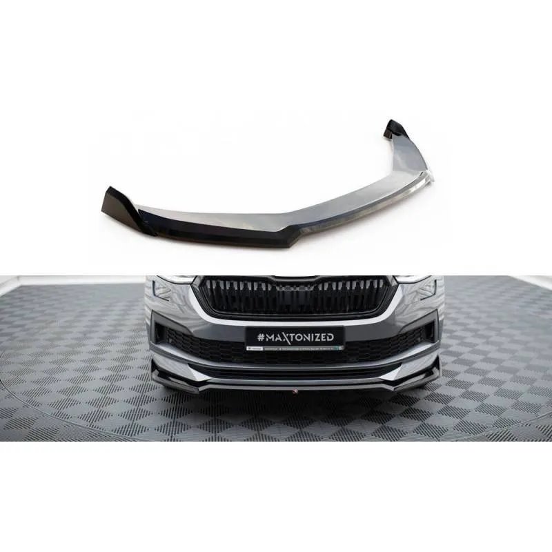 Maxton - Lame Du Pare-Chocs Avant V.2 Skoda Kodiaq Sportline Mk1 Facelift