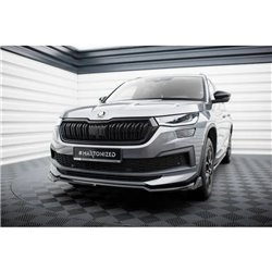 Maxton - Lame Du Pare-Chocs Avant V.2 Skoda Kodiaq Sportline Mk1 Facelift 
