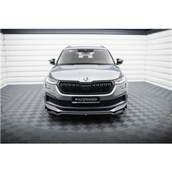 Maxton - Lame Du Pare-Chocs Avant V.2 Skoda Kodiaq Sportline Mk1 Facelift 