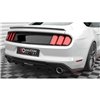 Maxton - Lames De Pare-Chocs Arrière Latérales V.2 Ford Mustang GT Mk6 Facelift Rouge
