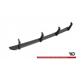 Maxton - Street Pro Central Diffuseur Arriere BMW 3 Sedan / Touring G20 / G21 Facelift Noir-Rouge