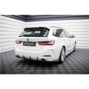 Maxton - Street Pro Central Diffuseur Arriere BMW 3 Sedan / Touring G20 / G21 Facelift Noir